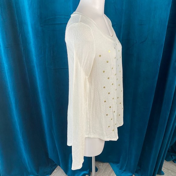 Copper Key Gold Dots Long Sleeve Tee - Picture 4 of 5